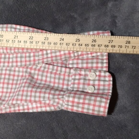 Johnnie O Hangin Out Long Sleeve Men's XXL Red & White Button Down JMWL3200 - Picture 9 of 16